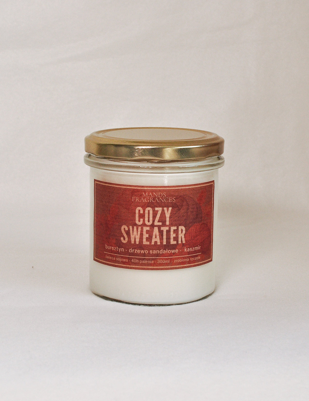 Świeca sojowa „Cozy Sweater"